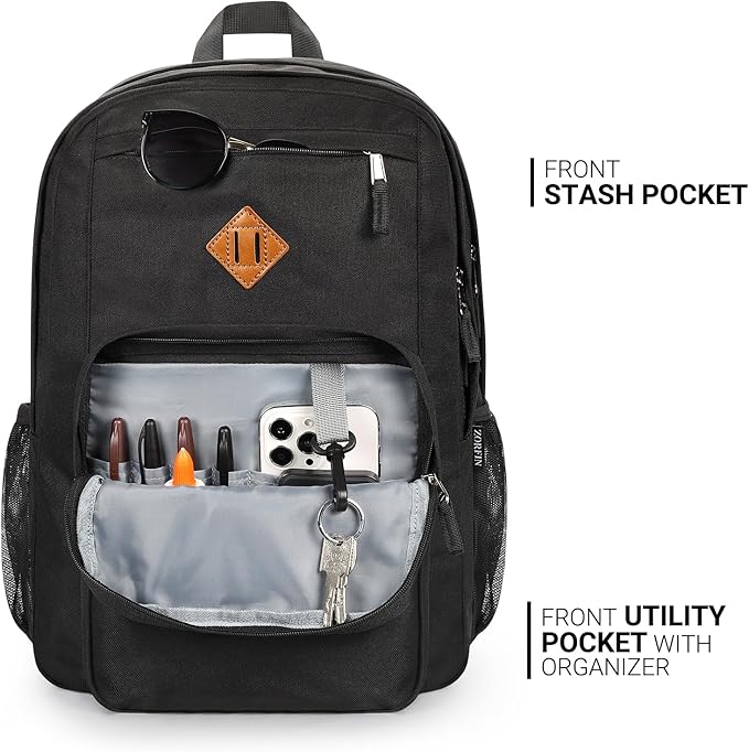 ZORFIN Classic Student Backpack