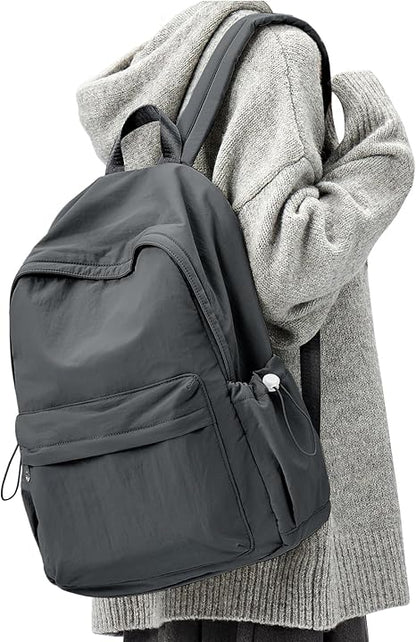 WEPOET Classic Minimalist School Backpack