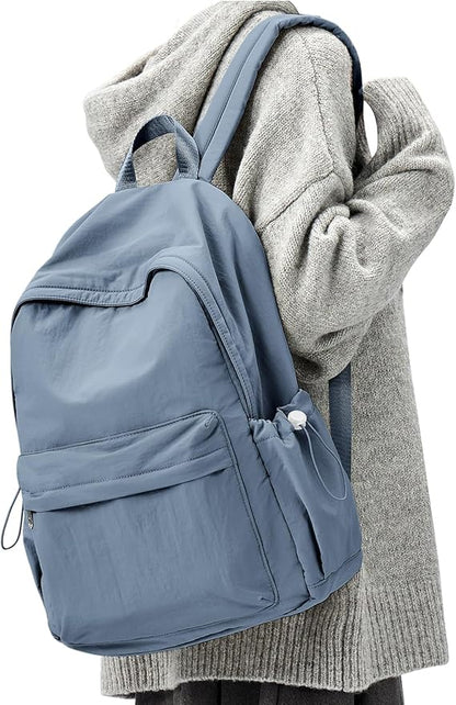 WEPOET Classic Minimalist School Backpack