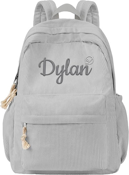 SAVILEDIY Corduroy Kids Backpack