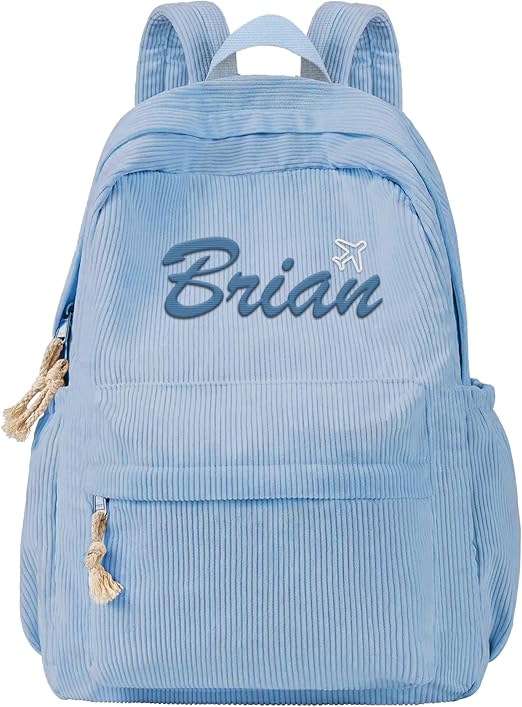 SAVILEDIY Corduroy Kids Backpack
