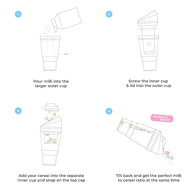 CrunchCup XL Portable Cereal Cup