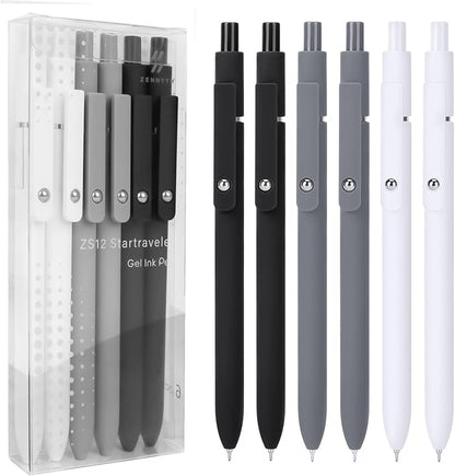 FIOVER Retractable Rolling Ball Gel Pens