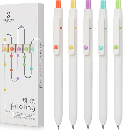 FIOVER Retractable Rolling Ball Gel Pens