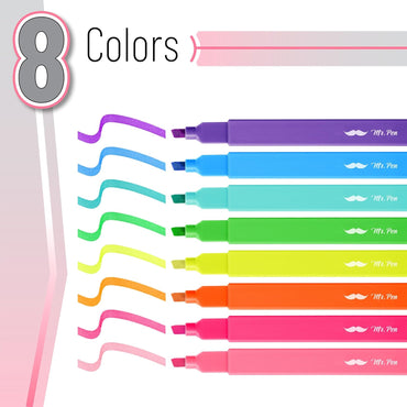 MR. PEN Vibrant Highlighter Set (8 pcs)