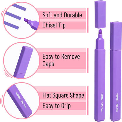 MR. PEN Vibrant Highlighter Set (8 pcs)