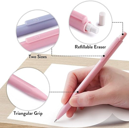 FOUR CANDIES Mechanical Pencil Set (6 pcs)