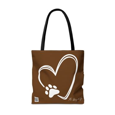 Inspirational Tote Bag | The Best Packs...Stick Together (Brown)