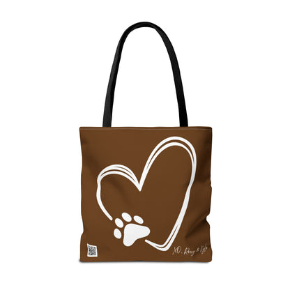 Inspirational Tote Bag | The Best Packs...Stick Together (Brown)
