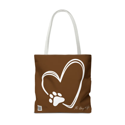 Inspirational Tote Bag | The Best Packs...Stick Together (Brown)