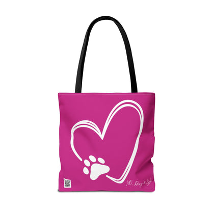 Inspirational Tote Bag | The Best Packs...Stick Together (Pink)