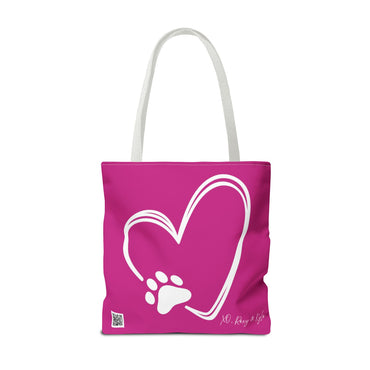 Inspirational Tote Bag | The Best Packs...Stick Together (Pink)