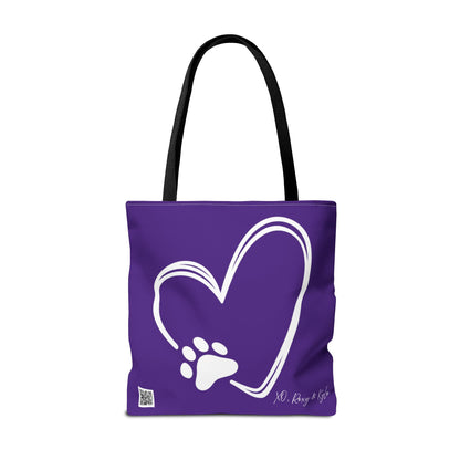 Inspirational Tote Bag | The Best Packs...Stick Together (Purple)