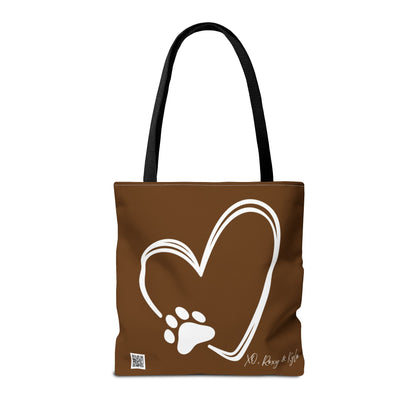 Inspirational Tote Bag | The Best Packs...Stick Together (Brown)