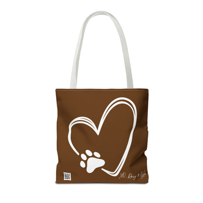 Inspirational Tote Bag | The Best Packs...Stick Together (Brown)