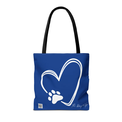 Inspirational Tote Bag | The Best Packs...Stick Together (Dark Blue)