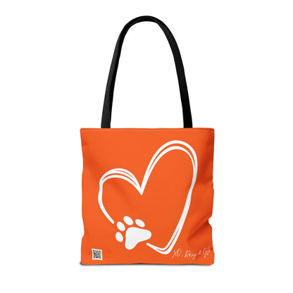 Inspirational Tote Bag | The Best Packs...Stick Together (Orange)