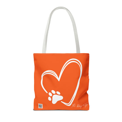 Inspirational Tote Bag | The Best Packs...Stick Together (Orange)