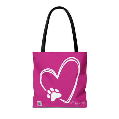 Inspirational Tote Bag | The Best Packs...Stick Together (Pink)