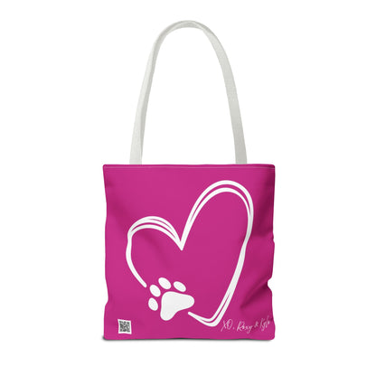 Inspirational Tote Bag | The Best Packs...Stick Together (Pink)