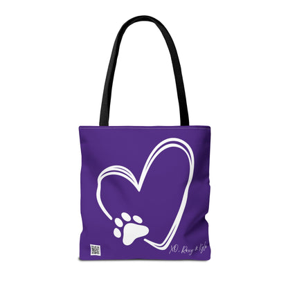 Inspirational Tote Bag | The Best Packs...Stick Together (Purple)
