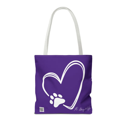 Inspirational Tote Bag | The Best Packs...Stick Together (Purple)