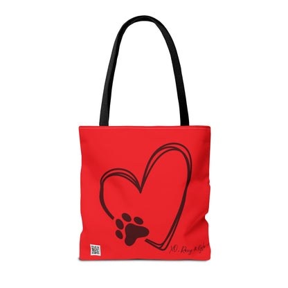 Inspirational Tote Bag | The Best Packs...Stick Together (Red)