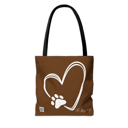 Inspirational Tote Bag | The Best Packs...Stick Together (Brown)