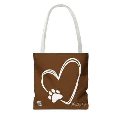 Inspirational Tote Bag | The Best Packs...Stick Together (Brown)