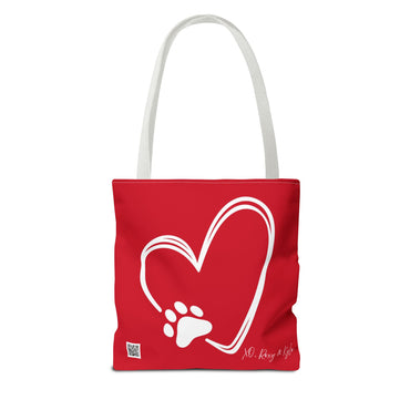 Inspirational Tote Bag | The Best Packs...Stick Together (Dark Red)
