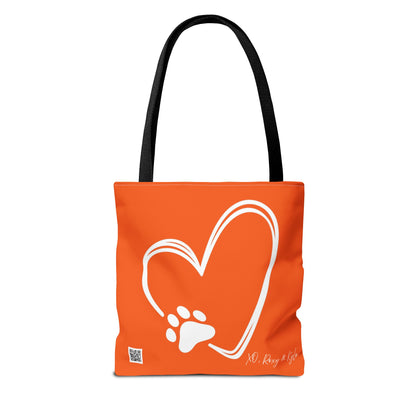 Inspirational Tote Bag | The Best Packs...Stick Together (Orange)