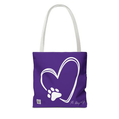 Inspirational Tote Bag | The Best Packs...Stick Together (Purple)