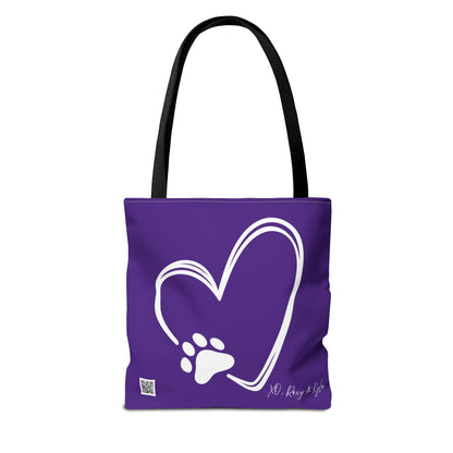 Inspirational Tote Bag | The Best Packs...Stick Together (Purple)