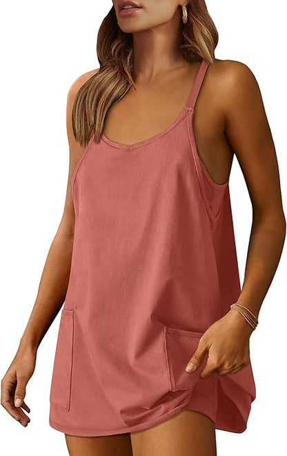 Athletic Dress Summer Mini Romper