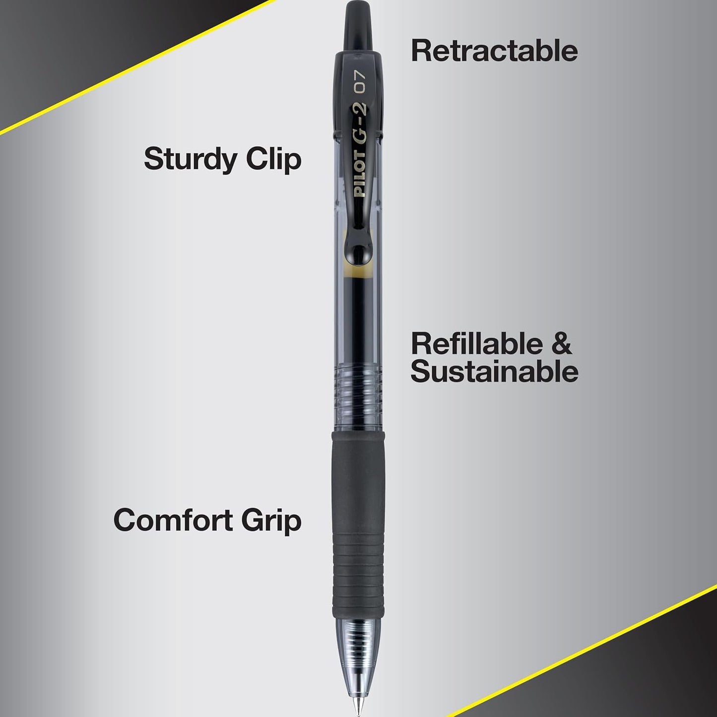 PILOT G2 Premium Retractable Gel Pens (5 pack)