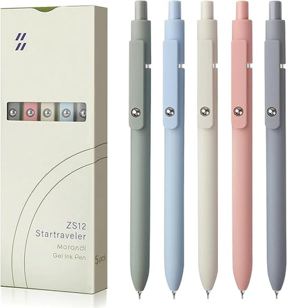 FIOVER Retractable Rolling Ball Gel Pens