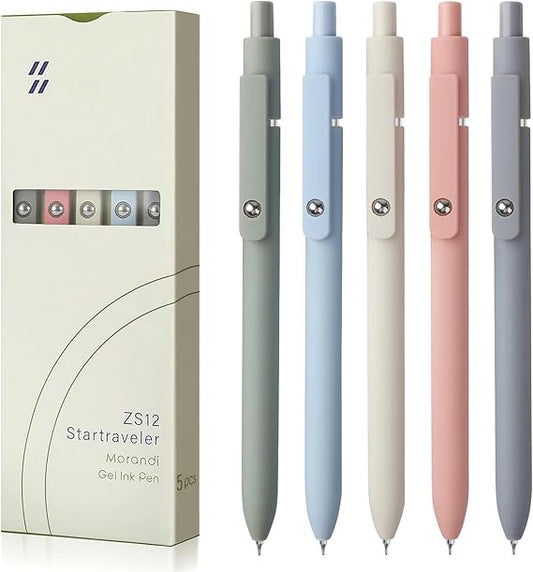 FIOVER Retractable Rolling Ball Gel Pens