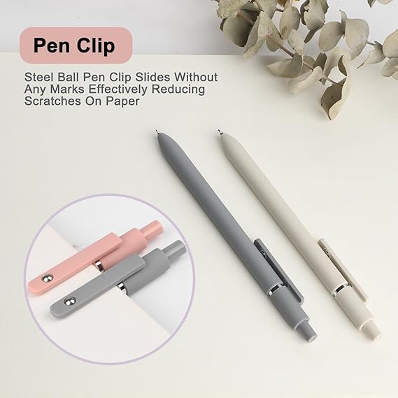 FIOVER Retractable Rolling Ball Gel Pens