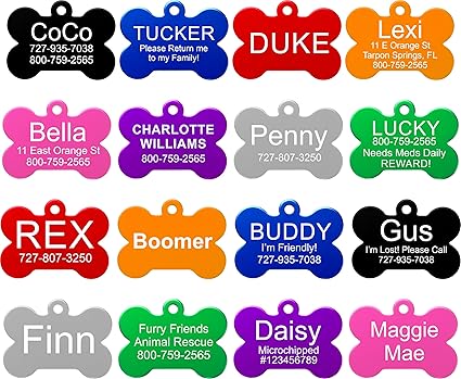 Providence Engraving Pet ID Tags