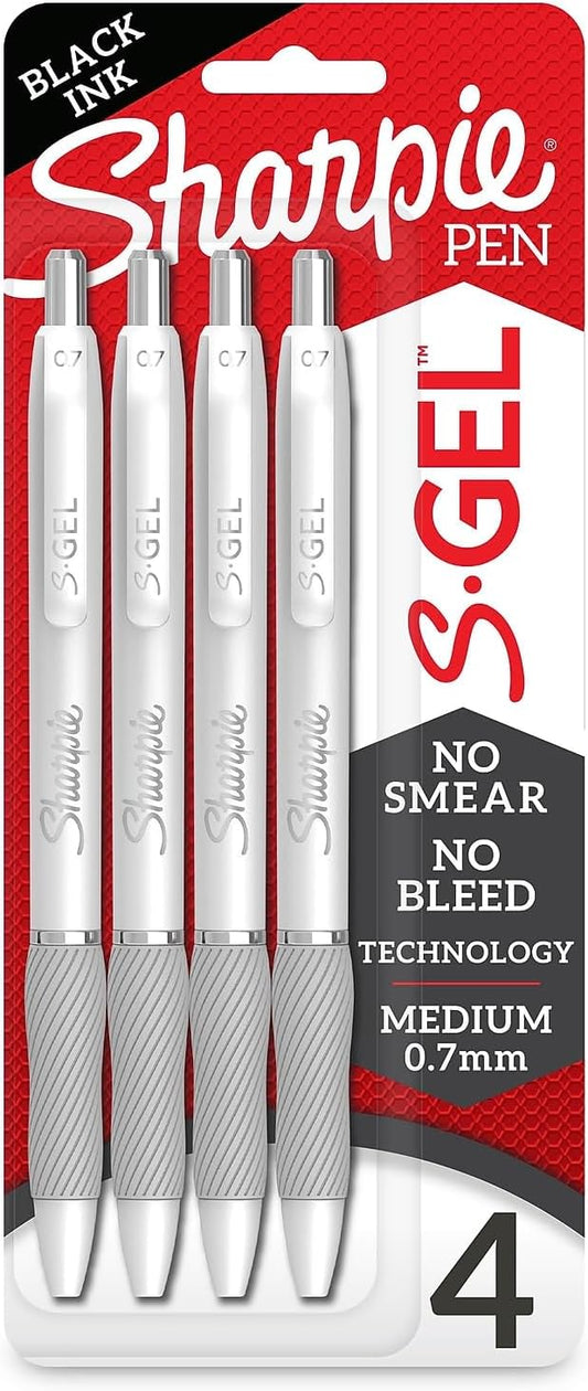 SHARPIE S-Gel Retractable Gel Pens (4 pack)