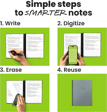 ROCKETBOOOK Smart Spiral Notebook