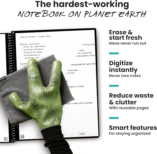 ROCKETBOOOK Smart Spiral Notebook