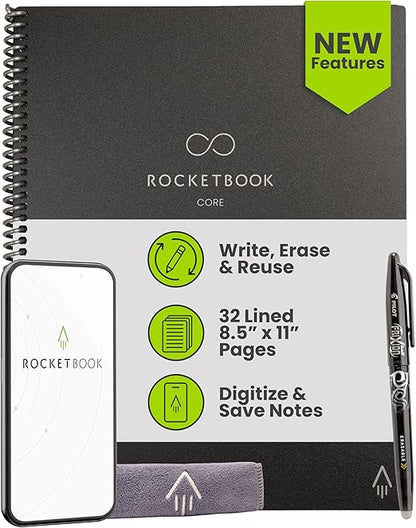 ROCKETBOOOK Smart Spiral Notebook