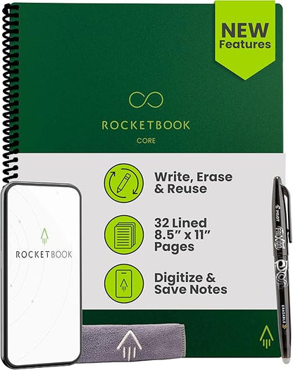 ROCKETBOOOK Smart Spiral Notebook
