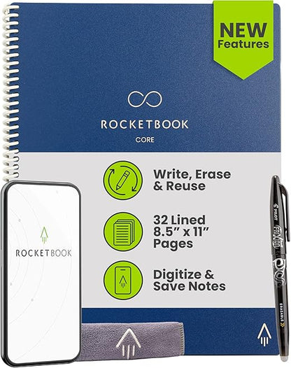 ROCKETBOOOK Smart Spiral Notebook