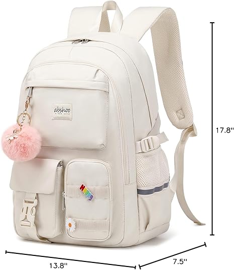 ABSHOO Student Backpack with Laptop Compartment