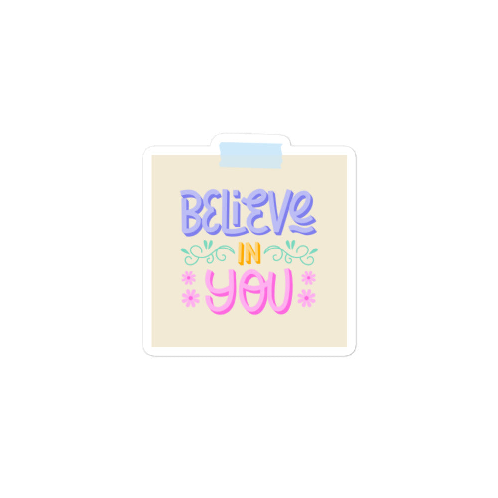 Feel-Good Mantras Sticker | Believe In You