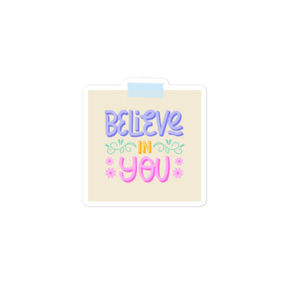 Feel-Good Mantras Sticker | Believe In You