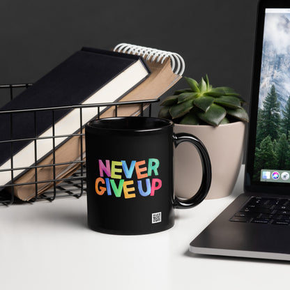 Feel-Good Mantras Mug | Never Give Up