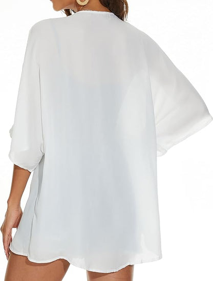 Lightweight Kimono Cardigan – Sheer & Flowy Cover-Up